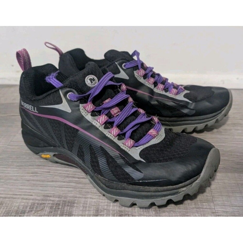 Merrell Women’s Siren Edge 3 Hiking Shoes Rock Bluestone Sz 7